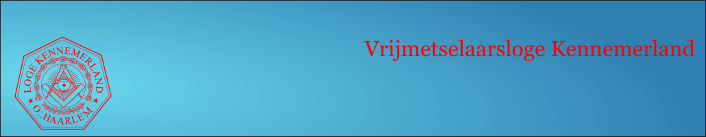 Historische kopbanner van Loge Kennemerland